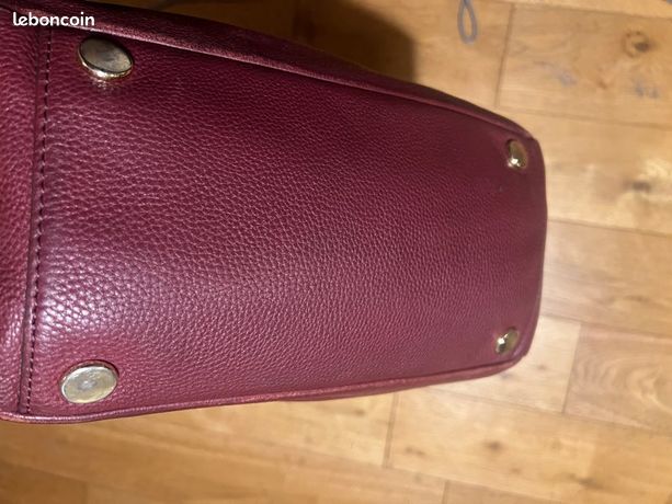 Sac à Main FOSSIL TALIA En Cuir Bordeaux Pour Femme - Élégant Et Neuf Avec étiquettes