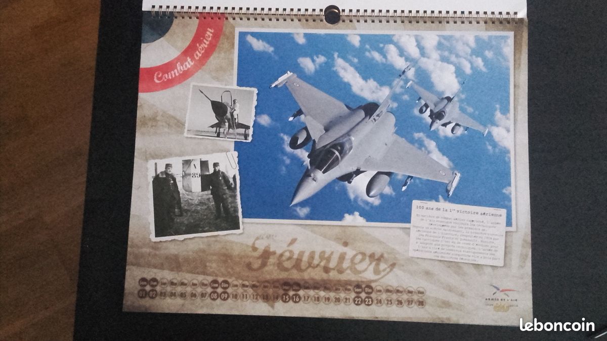 Calendrier 2014 collector de l'armée de l'air (image 2)