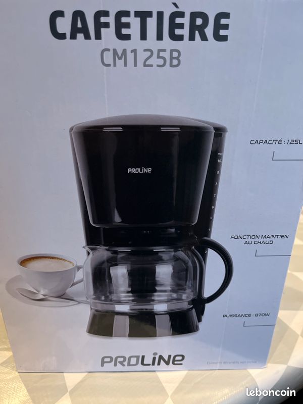 Cafetière électrique état neuf Proline cm125B (image 1)