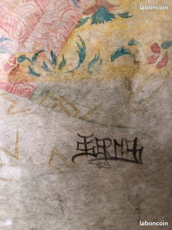 Sublime aquarelle d'Anne Sterna XXème (image 3)