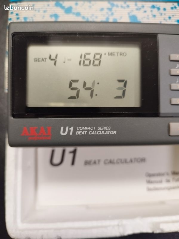 Métronome AKAI u-1 beat calculator (image 2)