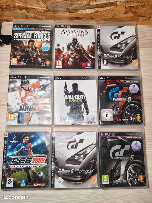 Lot De 30 Jeux PlayStation 3 - État Correct Pour Collection/revendeur - CDs Parfois Rayés