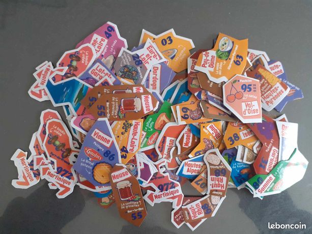 Objets de collection « magnets le gaulois carte de france » Toute la