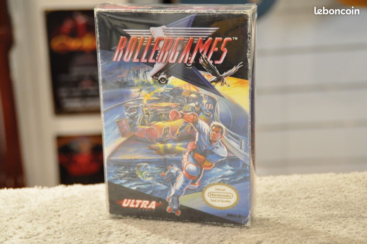Vds/ech: Rollergames NES USA ntsc cib Nintendo – Ultra games
