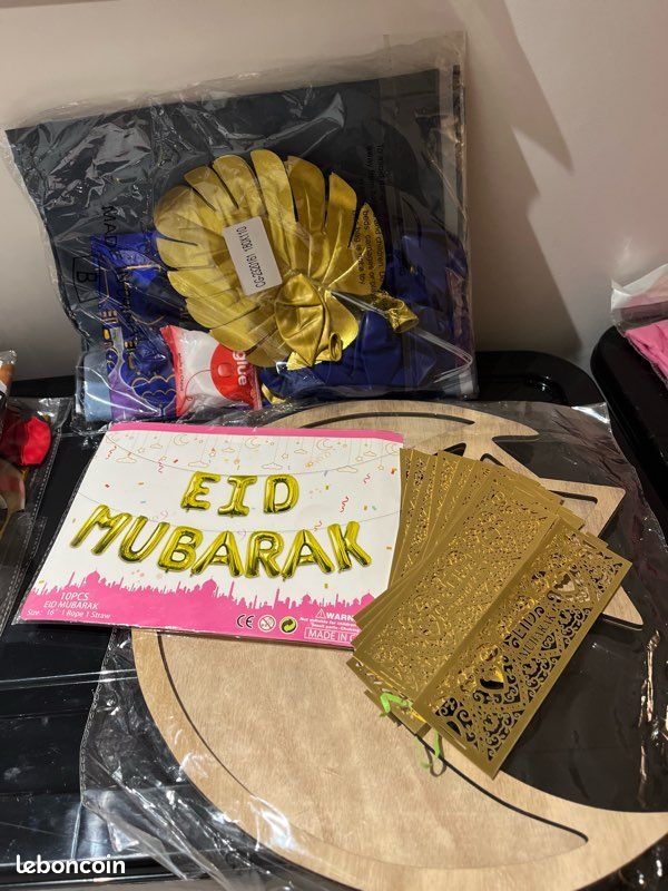 Idée Repas Aid Moubarak IZoeL Decoration Aid Moubarak Rose Or 2024 Eid Mubarak Decoration Hajj Mubarak