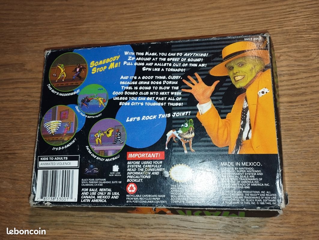 The Mask Super Nintendo Snes US (image 9)