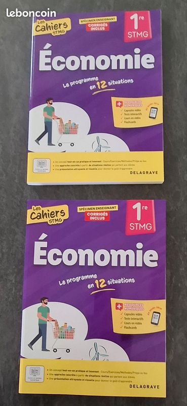 Ouvrage scolaire 1ére STMG économie (image 1)