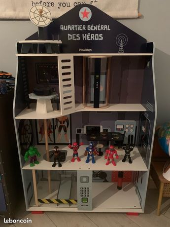 Superhero Headquarters Diy Superhero Dollhouse Superhero Hotsell
