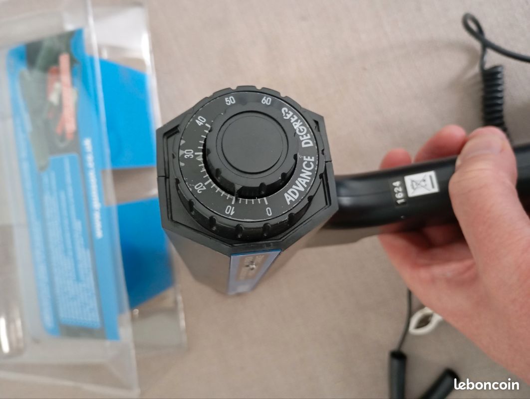 Lampe Stroboscopique Numérique 12V - Pour Réglage Allumage Voiture, Moto, Bateau - Affichage LED, Inductive - Précise