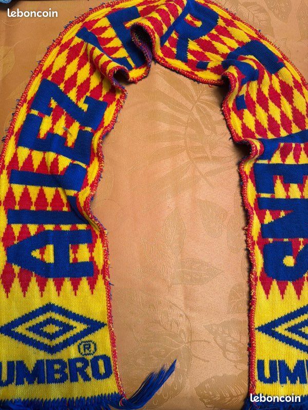 Écharpe Supporter RC Lens Vintage - Très Bon état - Maillot Collector