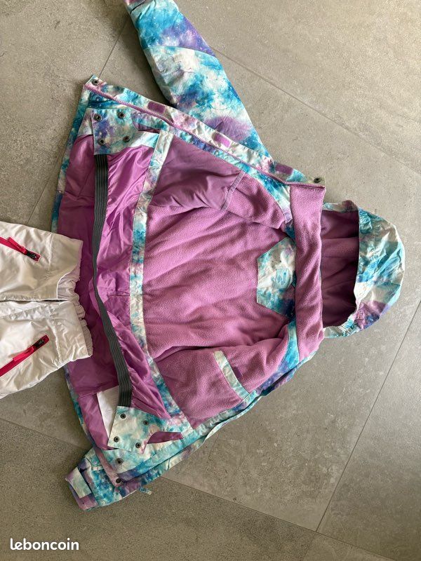 Veste De Ski Fille Mountain Warehouse 9-10 Ans - Rose - Imperméable Et Chaude