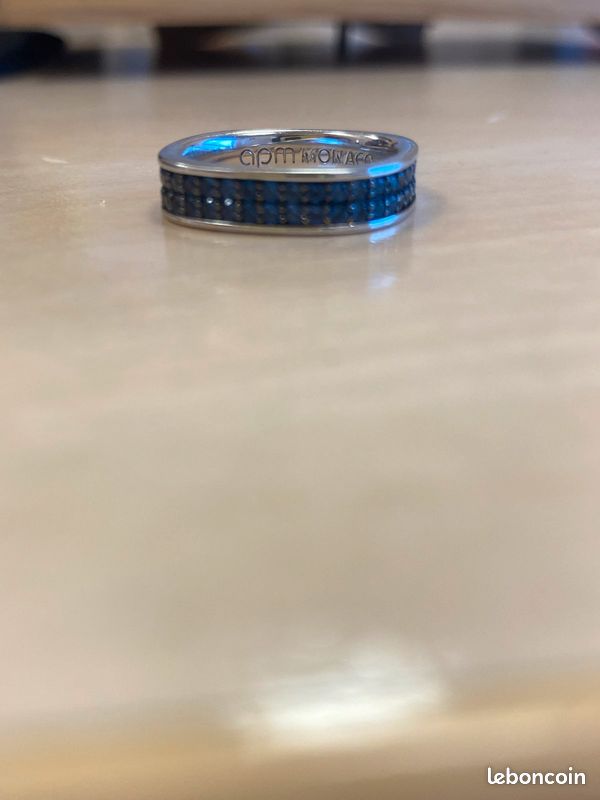 Bague apm Monaco bold bleue avec facture full set (image 2)