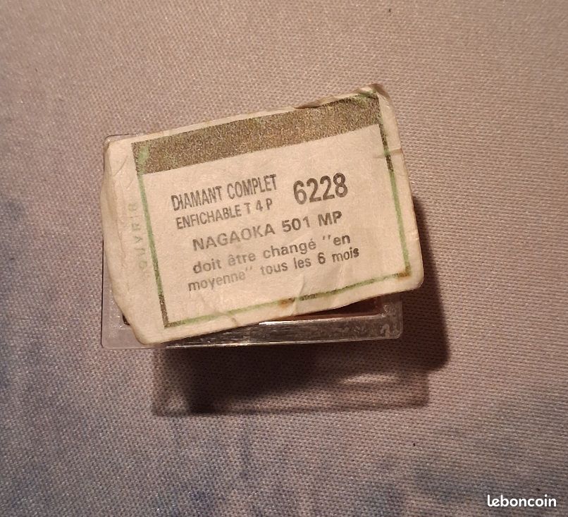 Cellule phono mono Nagaoka MP-MONO Gris - Diamant ou cellule pour