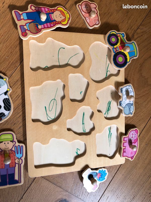 Puzzle en bois ferme (image 2)