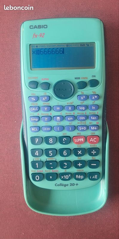 Calculatrice Casio fx-92 Équipements Fournitures de bureau