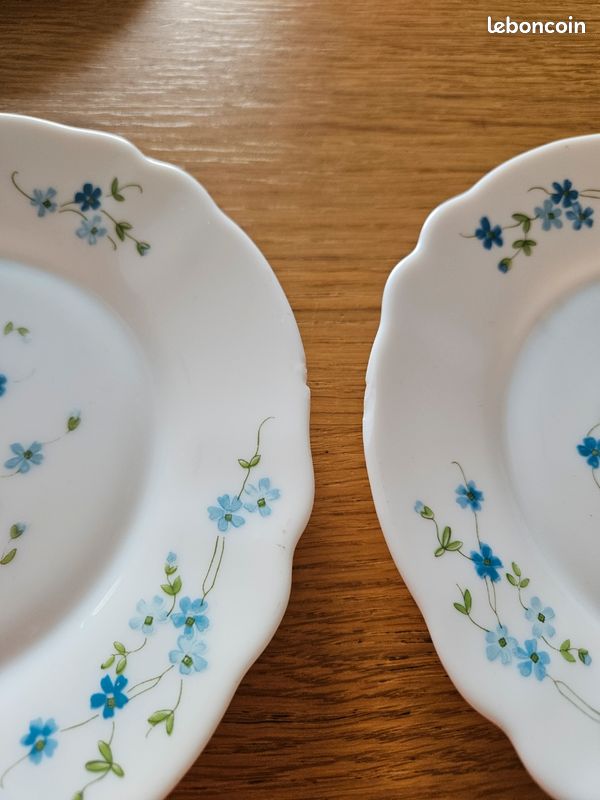 Lot d'assiettes Arcoroc myosotis Véronica | Used - like new | €20.00 | Soufflenheim, Alsace