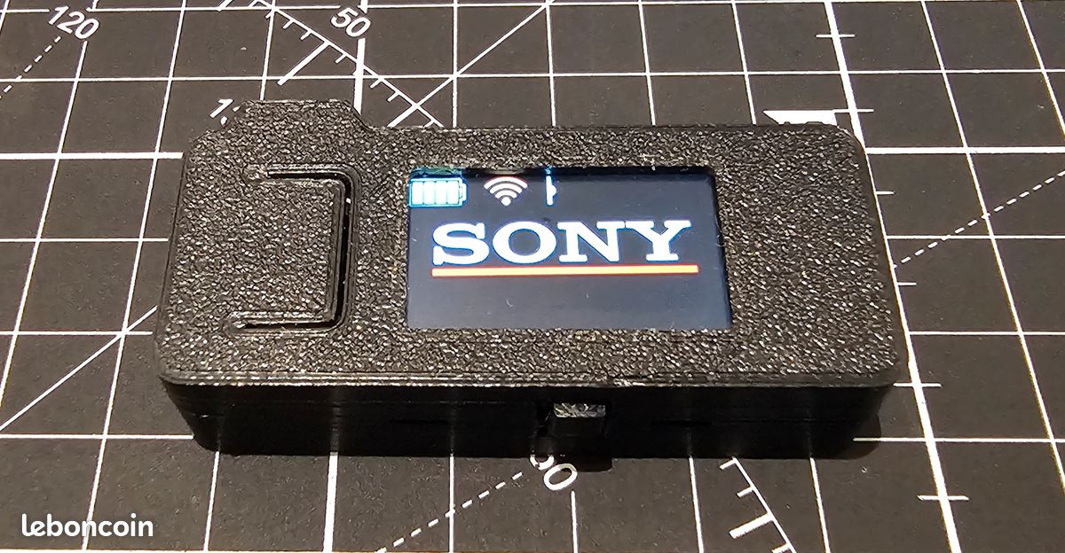 Sony RM-MC33 EL Minidisc Lecteur MP3 Télécommande en Ligne Argent
