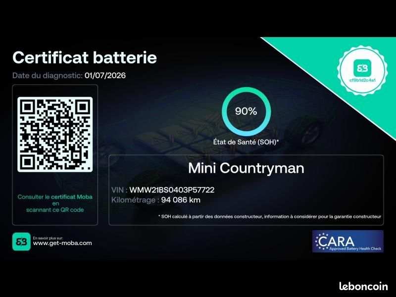 Mini Countryman Cooper SE 125ch + 95ch Edition Premium Plus ALL4 BVA6 (image 31)