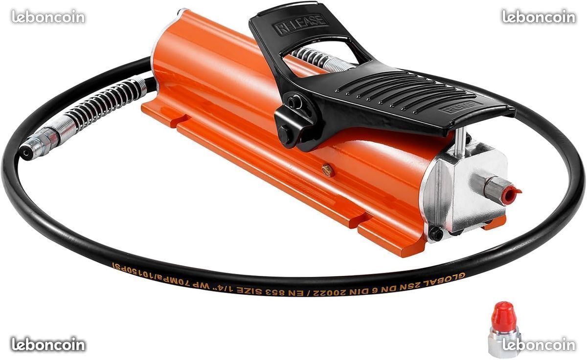Pompe hydraulique pneumatique VEVOR 10000 PSI – Commande au pied – Neuve (image 1)