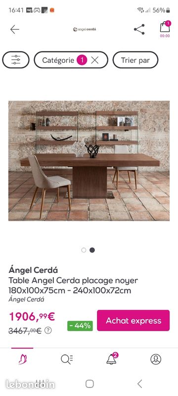 Table noyer angel cerda (image 2)