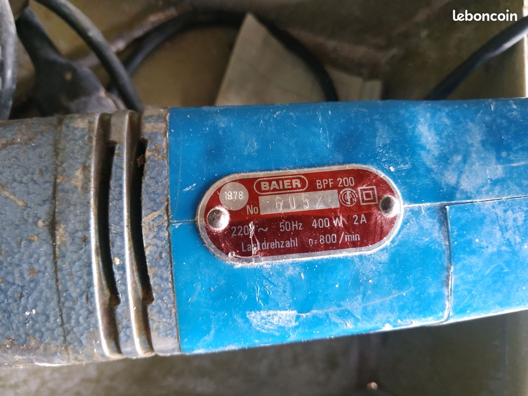 Baier rainureuse PBF200 500W (image 2)