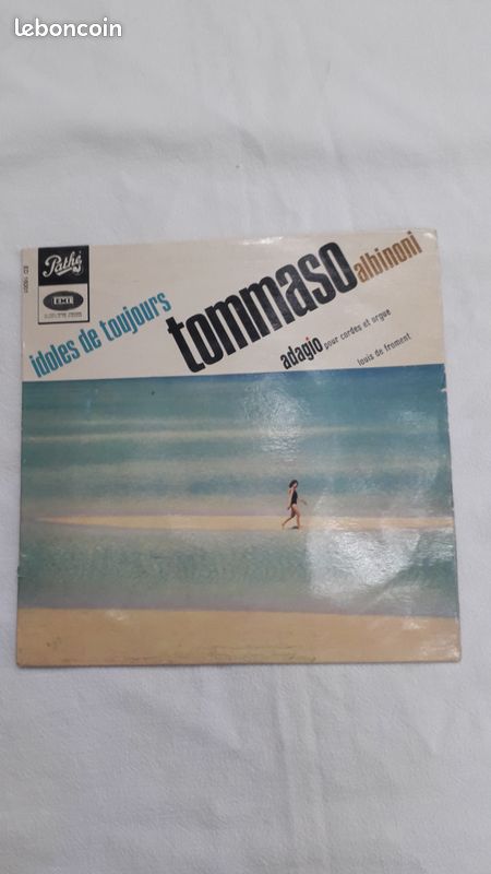 Disque vinyl 45 Tours "Idoles de toujours Adagio de Tommaso Albinoni", excellent état (image 1)