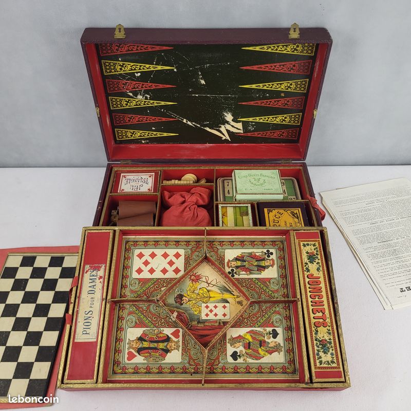 Boîte De Jeu JEP « Forgeacier » 1934 - Vide, D'origine - Occasion Vintage