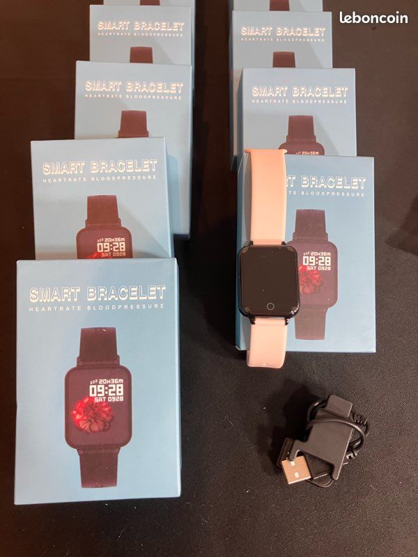 📢 Lot de 21 montres connectées (roses) neuves – Prix attractif pour revendeurs (image 3)
