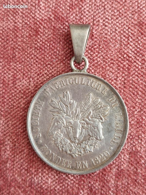 Médaillon ARGENT NAPOLÉON III (image 2)