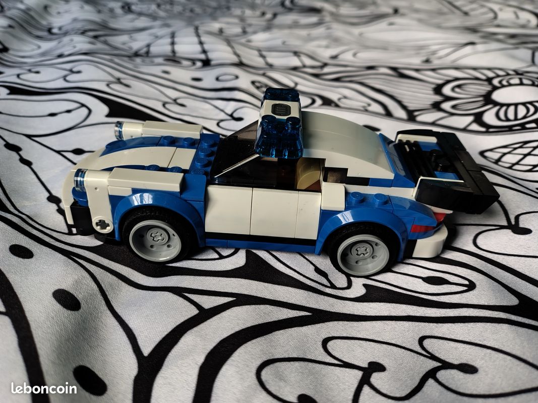 Lego 75895 - 1974 Porsche 911 Turbo 3.0 "Polizei" ou "Police" (100% briques Lego) (image 8)