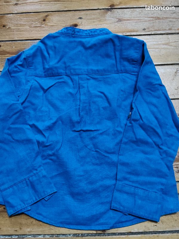 Chemise col mao kiabi 6 ans (image 3)
