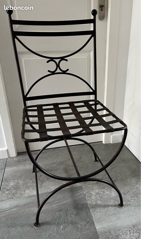 Chaises fer forgé (image 3)