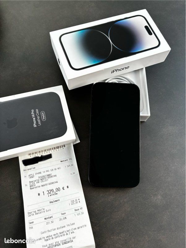 Apple iPhone 14 Pro Max 1 To noir sidéral au meilleur prix sur