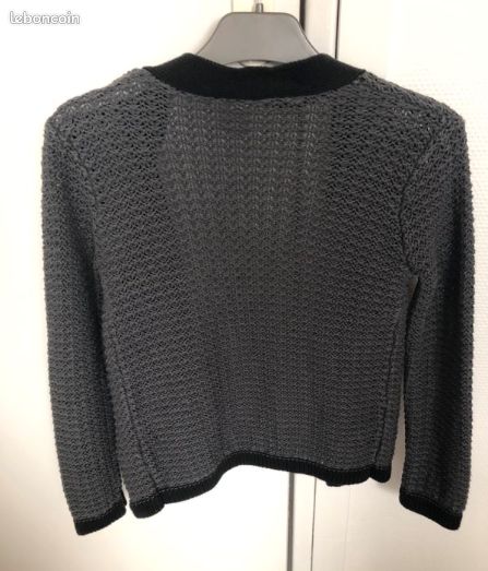 Gilet gris et noir Vila taille XS (image 3)