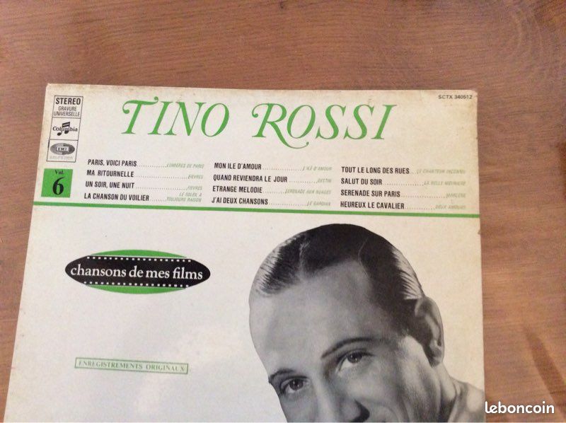 Vinyl Tino Rossi (image 2)