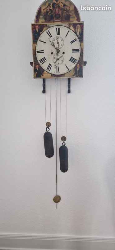 ANCIENNE HORLOGE. PENDULE de cheminée. Mantel clock. EUR 160,00