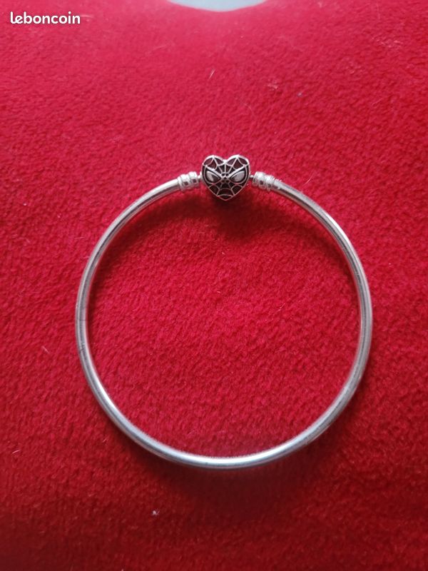 Bracelet jonc Pandora taille 19 argent s 925 authentique plus