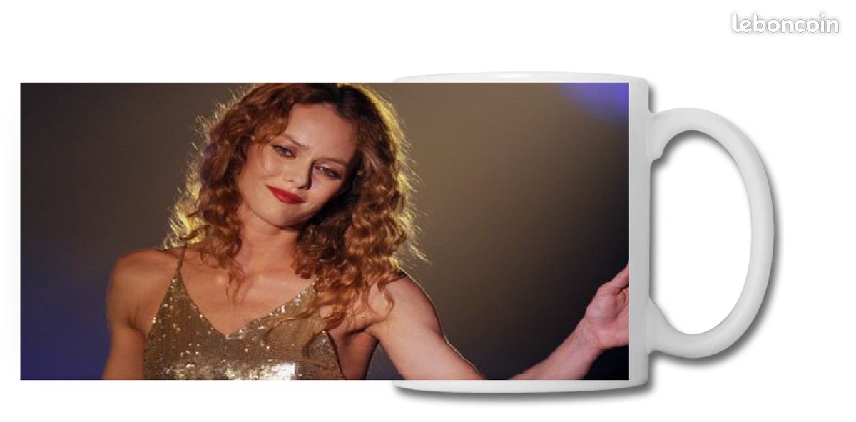 Mug Blanc Céramique à Sublimer – Personnalisable Vanessa Paradis