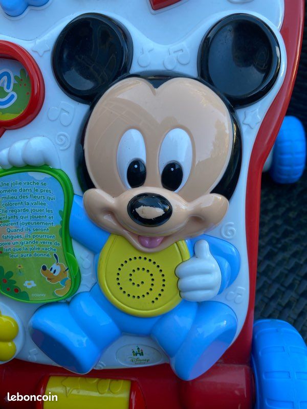 Jouet Porteur Trotteur Mickey Disney Minnie Mouse Trotteur Porteur