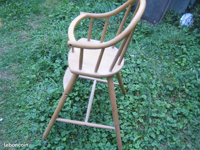 Chaise haute bébé Ikea Gulliver bois Mobilier enfant