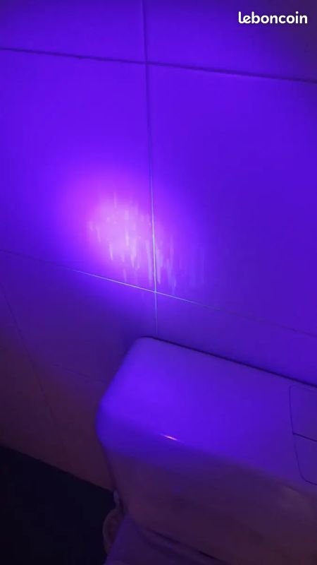 Lampe de poche UV - Comme Neuf - Rechargeable USB - Lumière LED - Ultraviolet - 395nm (image 3)