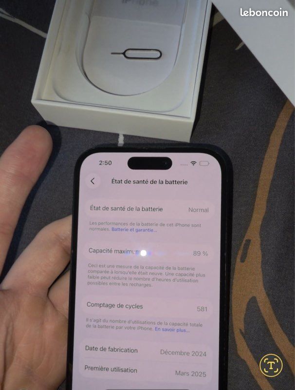 IPhone 16 noir mat 128Go (image 4)