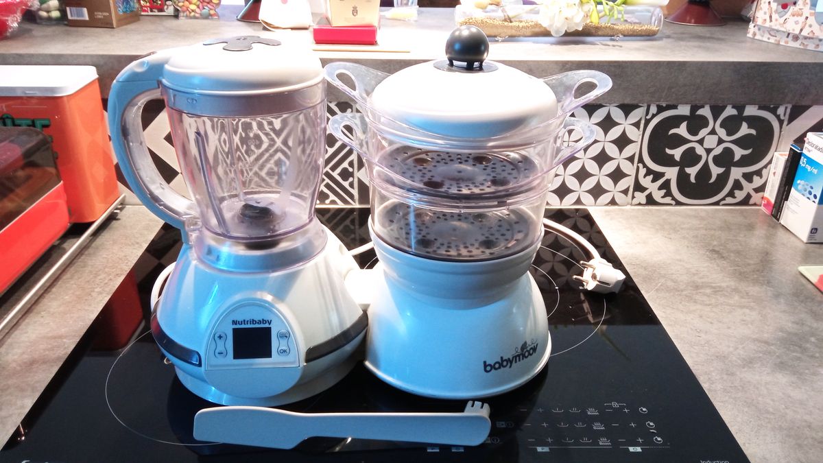 Robot de cuisine bébé Babymoov Marine / Turquoise d'occasion - Annonces  Équipement bébé leboncoin