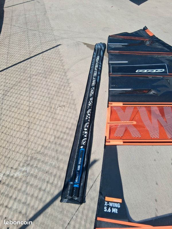 Voile windsurf RRD XWING 5.6 + mat rrd 400 rdm C60 (image 3)