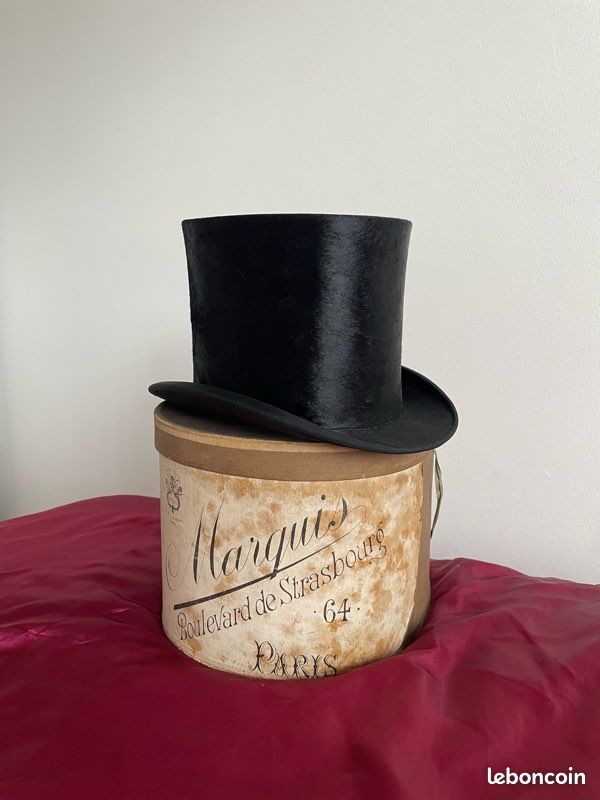 Chapeau Haut de Forme Victorien Noir pour Hommes by Devil Fashion • The Dark Store