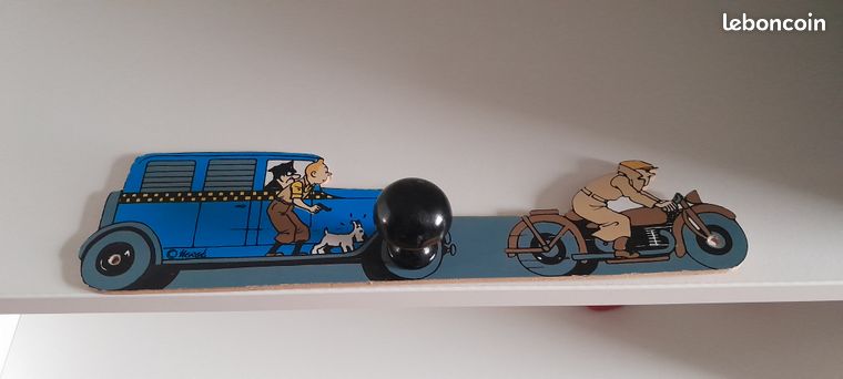 Trousselier Porte manteau Tintin et Milou rare Trousselier Porte manteau Tintin et Milou rare