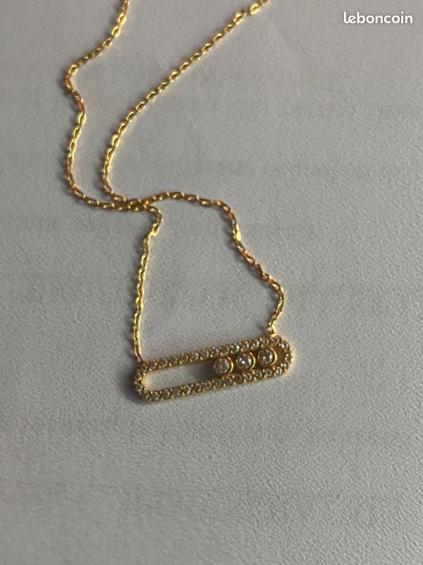 Collier en or jaune 18 carats (image 1)