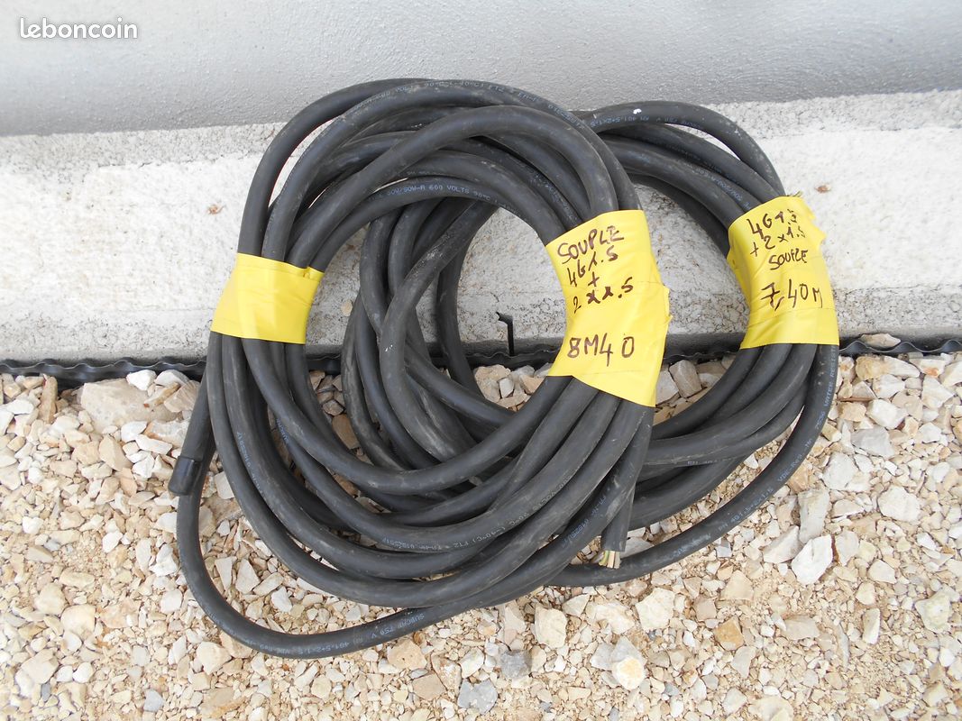 Cable sow/sow-a 4g1.5 +2*1.5 longueur 8.4m et 7.4m (image 1)