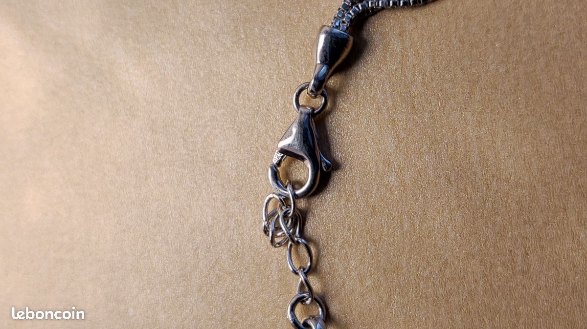 Ensemble bijoux collier bracelet argent 925 (image 12)