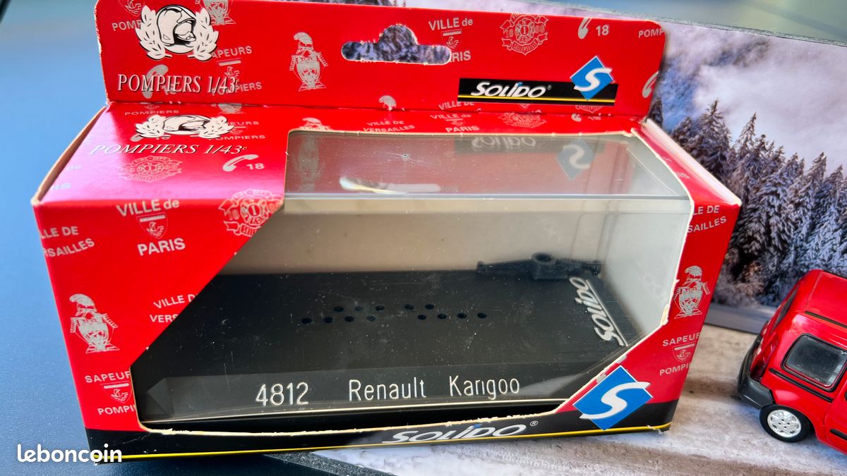 Solido Prestige 1/18 Renault 4L Sapeurs Pompiers Hauts De Seine - Occasion Boîte Abîmée